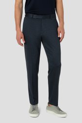 Le devant de Pantalon de costume bleu foncé chiné de Benvenuto pour Hommes