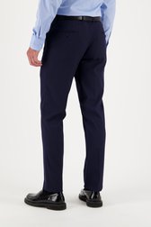 Pantalon de costume bleu foncé rayé - regular fit de Dansaert Black pour Hommes