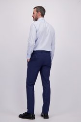 Le dos de Pantalon de costume bleu foncé - Slim fit de Dansaert Black pour Hommes