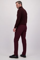 Le dos de Pantalon de costume bordeaux - Regular fit - Rubio de Dansaert Black pour Hommes