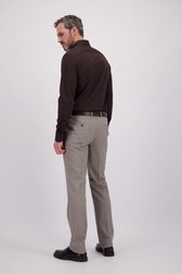 Le dos de Pantalon de costume brun – Coupe regular - Reagan  de Dansaert Black pour Hommes