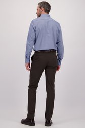 Le dos de Pantalon de costume brun - Slim fit - Schmidt de Dansaert Black pour Hommes
