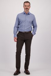 Le devant de Pantalon de costume brun - Slim fit - Schmidt de Dansaert Black pour Hommes