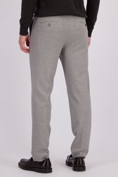 Le dos de Pantalon de costume chiné gris-beige de Benvenuto pour Hommes