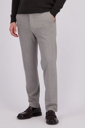 Le devant de Pantalon de costume chiné gris-beige de Benvenuto pour Hommes