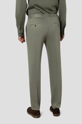 Le dos de Pantalon de costume vert chiné de Benvenuto pour Hommes