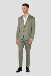 Photo produit 2 de Pantalon de costume vert chiné de Benvenuto pour Hommes