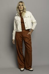 Photo supplémentaire 5 de Pantalon en lin brun rouille  de Liberty Loving nature pour Femmes