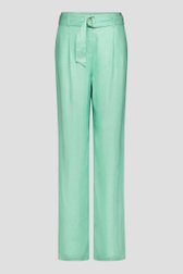 Pantalon en lin vert clair de Libelle pour Femmes