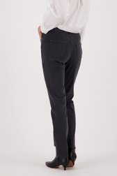 Pantalon en stretch gris Emanuelle de Claude Arielle pour Femmes