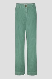 Pantalon en velours côtelé vert menthe	 de Libelle pour Femmes