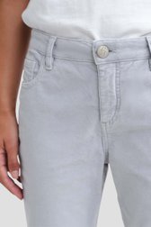 Pantalon en velours gris clair - Slim fit de Opus pour Femmes