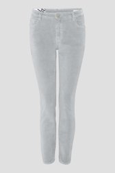 Pantalon en velours gris clair - Slim fit de Opus pour Femmes