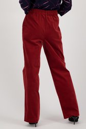 Pantalon en velours rouge	 de Claude Arielle pour Femmes