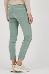 Pantalon en velours vert menthe - Slim fit - L28 de Opus pour Femmes
