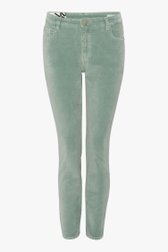 Pantalon en velours vert menthe - Slim fit - L28 de Opus pour Femmes