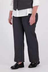 Le devant de Pantalon gris foncé de ONLY Carmakoma pour Femmes