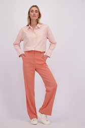Le devant de Pantalon habillé à coupe ample – Rose saumon de Liberty Island pour Femmes