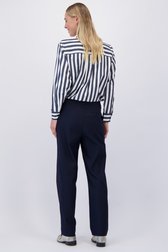 Le dos de Pantalon habillé bleu foncé de Liberty Island pour Femmes