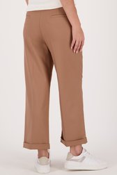 Pantalon habillé marron - longueur 7/8 de More & More pour Femmes