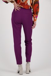 Pantalon habillé violet  de Geisha pour Femmes