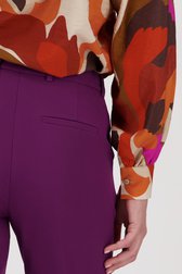 Pantalon habillé violet  de Geisha pour Femmes