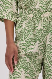 Pantalon large beige clair avec imprimé vert de JDY pour Femmes