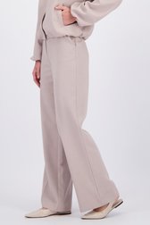 Détail de Pantalon large beige clair de D'Auvry pour Femmes