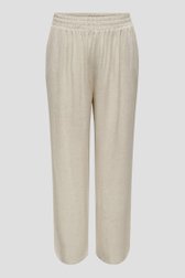 Pantalon large beige clair de Only Carmakoma pour Femmes