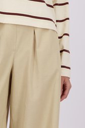 Détail de Pantalon large beige  de Louise pour Femmes