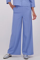 Détail de Pantalon large bleu clair effet denim de Claude Arielle pour Femmes
