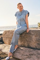 Pantalon large bleu clair de Opus pour Femmes