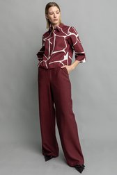 Le devant de Pantalon large bordeaux de D'Auvry pour Femmes