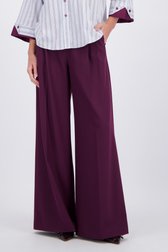 Détail de Pantalon large bordeaux de D'Auvry pour Femmes