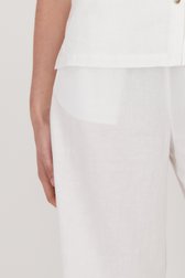 Pantalon large en lin blanc  de Liberty Island pour Femmes