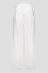 Pantalon large en lin blanc  de Liberty Island pour Femmes
