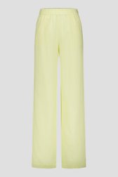 Photo produit 1 de Pantalon large en lin jaune de Liberty Island pour Femmes