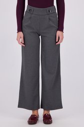 Le devant de Pantalon large gris chiné de JDY pour Femmes