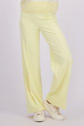 Le dos de Pantalon large jaune à taille élastique de Liberty Island pour Femmes