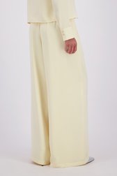 Le dos de Pantalon large jaune clair  de D'Auvry pour Femmes