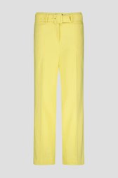Pantalon large jaune - longueur 7/8  de More & More pour Femmes