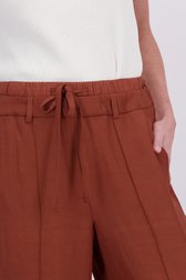 Détail de Pantalon large marron de AC by Annelien Coorevits pour Femmes