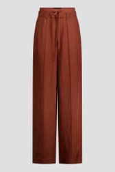 Photo produit 1 de Pantalon large marron de AC by Annelien Coorevits pour Femmes