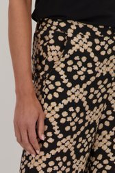 Détail de Pantalon large noir avec imprimé de More & More pour Femmes