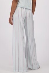Pantalon large pastel turquoise à rayures de Louise pour Femmes