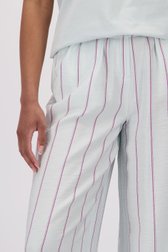 Pantalon large pastel turquoise à rayures de Louise pour Femmes