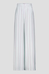 Pantalon large pastel turquoise à rayures de Louise pour Femmes