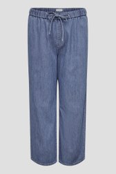Photo produit 1 de Pantalon large rayé au look jeans de ONLY Carmakoma pour Femmes