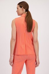Pantalon large rose corail à rayures de D'Auvry pour Femmes