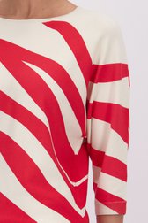 Détail de Pantalon large rouge de Claude Arielle pour Femmes